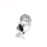 Sparkling Bird Snake Pear Charm Bead For Girl Fit Bracelet DIY Jewelry