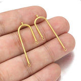 10pcs Stainless Steel Earring Findings for DIY Jewelry Making