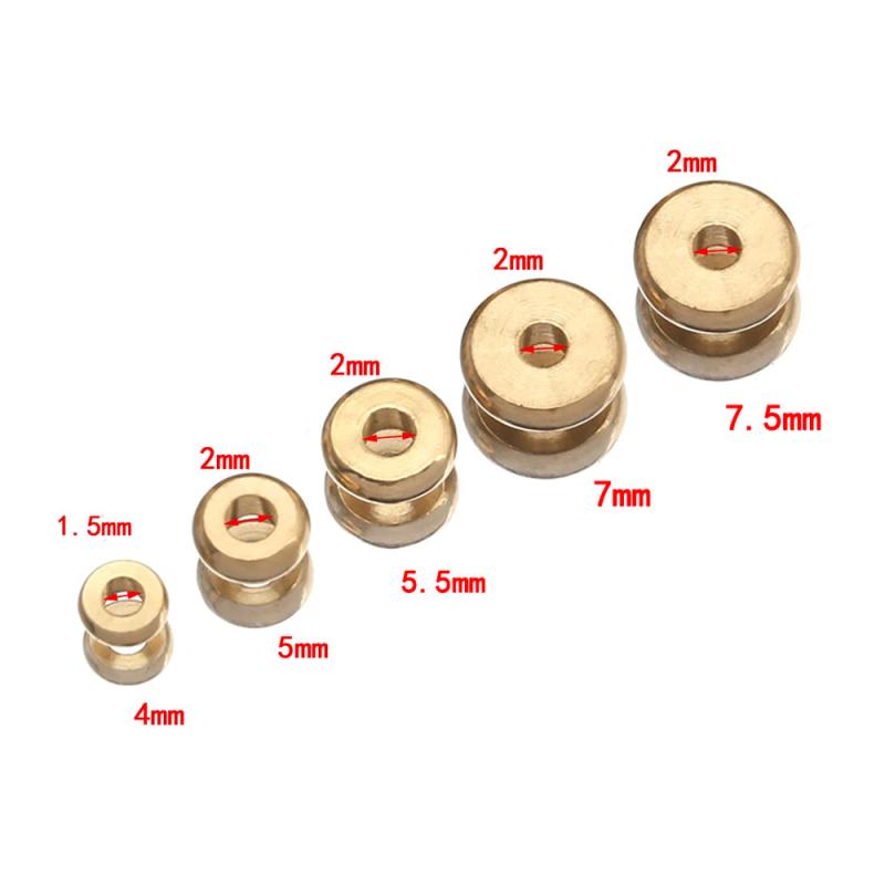 Raw Brass Spacer Beads for Jewelry Making DIY Bracelet Necklace