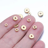 Raw Brass Spacer Beads for Jewelry Making DIY Bracelet Necklace