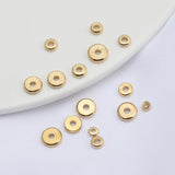 Raw Brass Spacer Beads for Jewelry Making DIY Bracelet Necklace