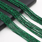 Faceted Malachite Beads for Jewelry Making DIY Necklace Crafts