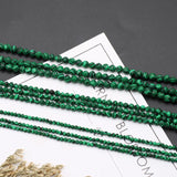 Faceted Malachite Beads for Jewelry Making DIY Necklace Crafts
