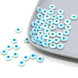 5Pcs Freshwater Shell Pendant Eye Bead Charm for Jewelry Making DIY
