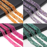 Faceted Small Beads Agate Quartz Lapis for Jewelry Making 2 3 4 mm