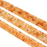Faceted Small Beads Agate Quartz Lapis for Jewelry Making 2 3 4 mm