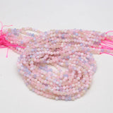 Faceted Small Beads Agate Quartz Lapis for Jewelry Making 2 3 4 mm