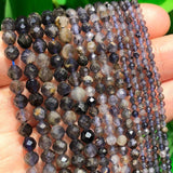 Cordierite Stone Beads Faceted Small Waist Loose Beads for Jewelry Making