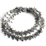 Silver Hematite Beads Natural Stone Spacer Star Beads DIY