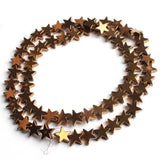 Silver Hematite Beads Natural Stone Spacer Star Beads DIY