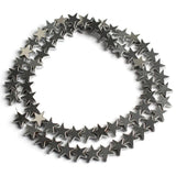 Silver Hematite Beads Natural Stone Spacer Star Beads DIY