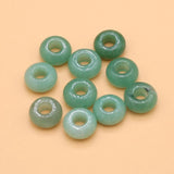 10Pc Natural Stone Big Hole Beads for Jewelry Making DIY