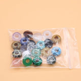 10Pc Natural Stone Big Hole Beads for Jewelry Making DIY