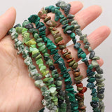 Epidote Malachite Chip Beads 5-8mm DIY Necklace Earrings