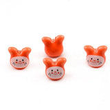 11x12mm Rabbit Shape Ceramic Beads for Jewelry Making