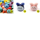 11x12mm Rabbit Shape Ceramic Beads for Jewelry Making