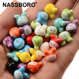 11x12mm Rabbit Shape Ceramic Beads for Jewelry Making