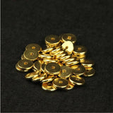 50pcs Brass Round Flat Spacer Beads 4-10mm DIY Jewelry Making