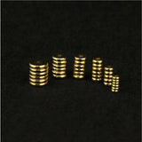 50pcs Brass Round Flat Spacer Beads 4-10mm DIY Jewelry Making