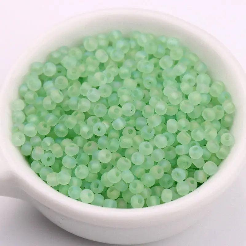 3mm Matte Transparent Glass Beads 8/0 330Pcs