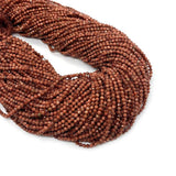 Faceted Sandstone Amethyst Loose Beads 2 3 4mm for DIY Bracelet Making
