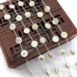 10pcs 8mm Natural Sea Shell Evil Eye DIY Jewelry Making 5 types