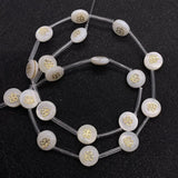 10pcs 8mm Natural Sea Shell Evil Eye DIY Jewelry Making 5 types