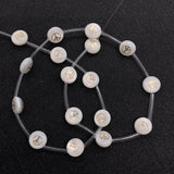 10pcs 8mm Natural Sea Shell Evil Eye DIY Jewelry Making 5 types