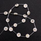 10pcs 8mm Natural Sea Shell Evil Eye DIY Jewelry Making 5 types
