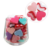 10Pcs Pink Sweet Heart Silicone Beads for DIY Necklace Jewelry