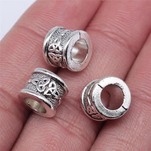 10pcs 11x8mm Triquetra Sign Charm Spacer Beads