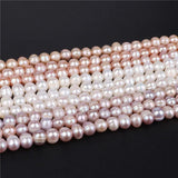 7-10mm Natural Pearl Beads for Jewelry Making