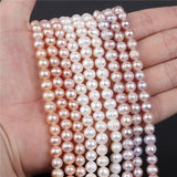 7-10mm Natural Pearl Beads for Jewelry Making