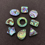 Abalone Shell Pentagram Oval Beads Charm DIY Jewelry Making