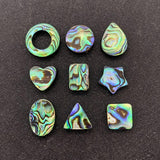 Abalone Shell Pentagram Oval Beads Charm DIY Jewelry Making