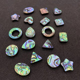 Abalone Shell Pentagram Oval Beads Charm DIY Jewelry Making