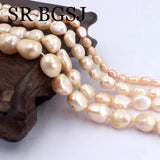 Pink Baroque Potato Freshwater Pearl Beads Strand 14inch