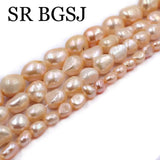 Pink Baroque Potato Freshwater Pearl Beads Strand 14inch