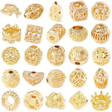 24K Brass Spacer Beads Jewelry Making Supplies Diy Necklaces Earrings
