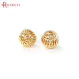 24K Brass Spacer Beads Jewelry Making Supplies Diy Necklaces Earrings
