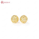24K Brass Spacer Beads Jewelry Making Supplies Diy Necklaces Earrings