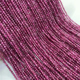 Natural Ruby Beads 2/3/4mm Faceted DIY Loose Beads for Jewelry Making