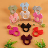 1pc Silicone Mouse Head Food Pendant for Jewelry Making