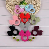 1pc Silicone Mouse Head Food Pendant for Jewelry Making