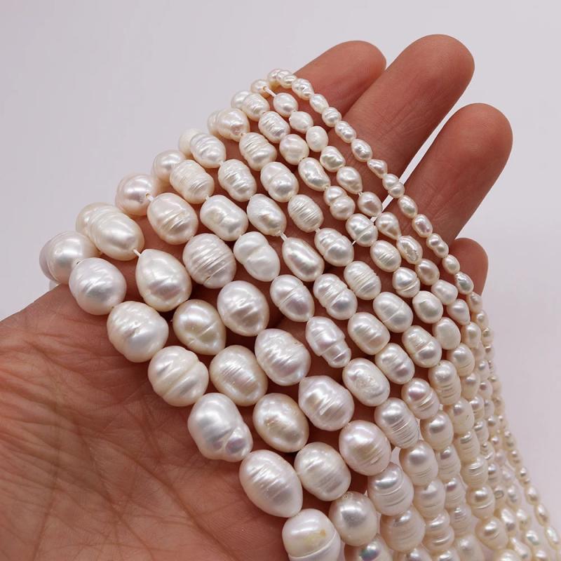 Natural Freshwater Pearls 2-3mm Rice Shape Beads for DIY Jewelry Making