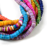 6/8mm Smooth Round Shell Beads Colorful Natural Spacer Beads DIY Jewelry Making