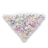 100 Arabic Letters Acrylic Spacer Beads 7mm
