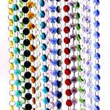40pcs 14mm Glass Octagonal Beads 2 Holes for DIY Wedding Jewelry