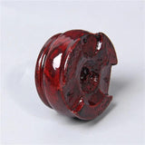 Amethyst Crystal Ball on Wooden Base - Healing Feng Shui Sphere Stand