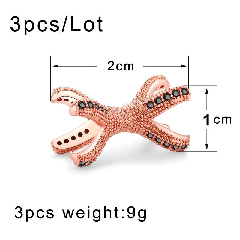 Dragon Claw CZ Beads Octopus Charms For Jewelry Making DIY